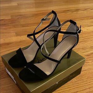 Elegant Black Strappy Heels